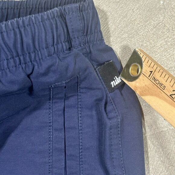 Vintage 90s Nike Shorts Mens XL Blue Canvas Pull On Tennis Golf Active Casual - Picture 4 of 11